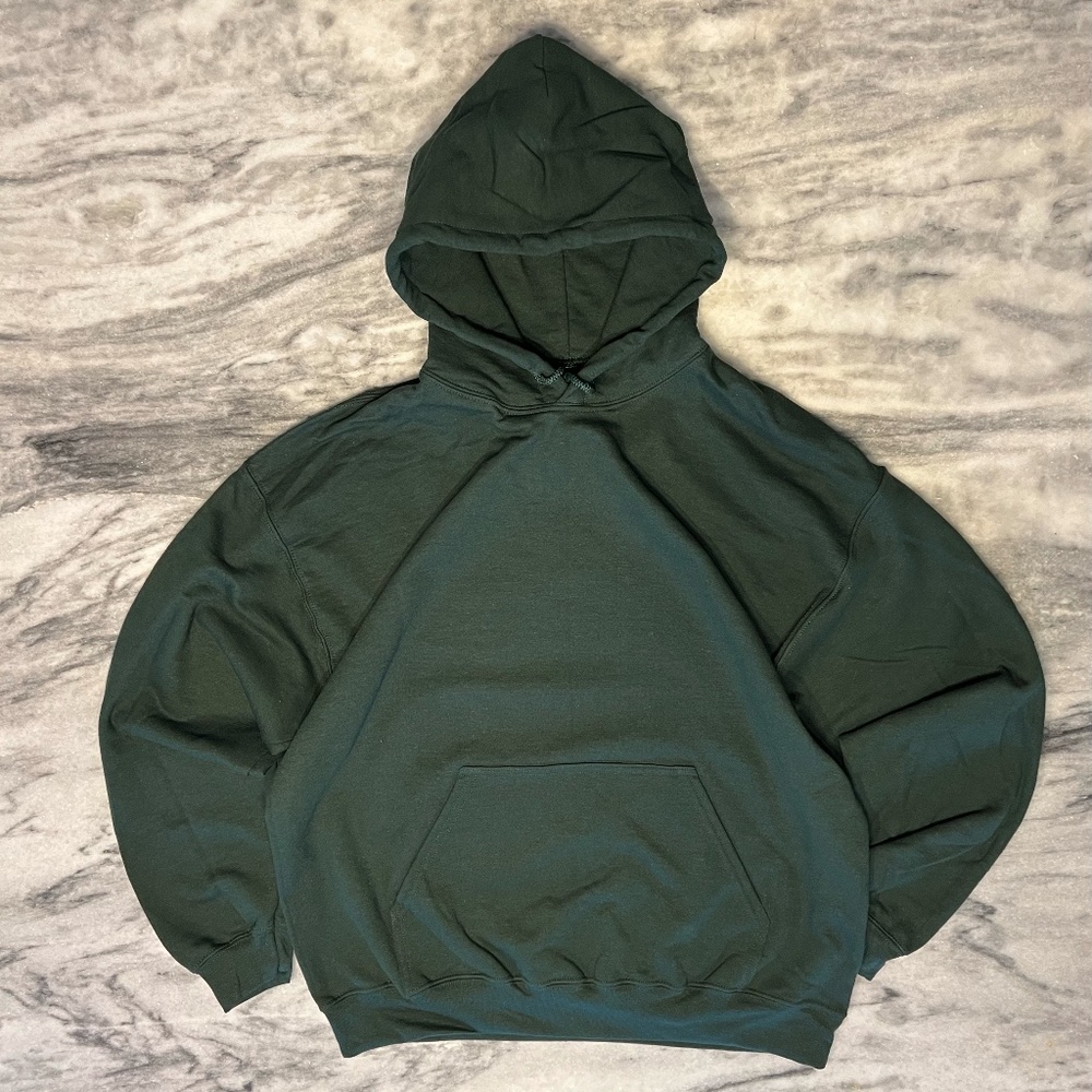 Vintage Green Blank Hoodie